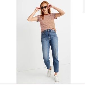 Madewell Tall Classic Straight Jeans NWT